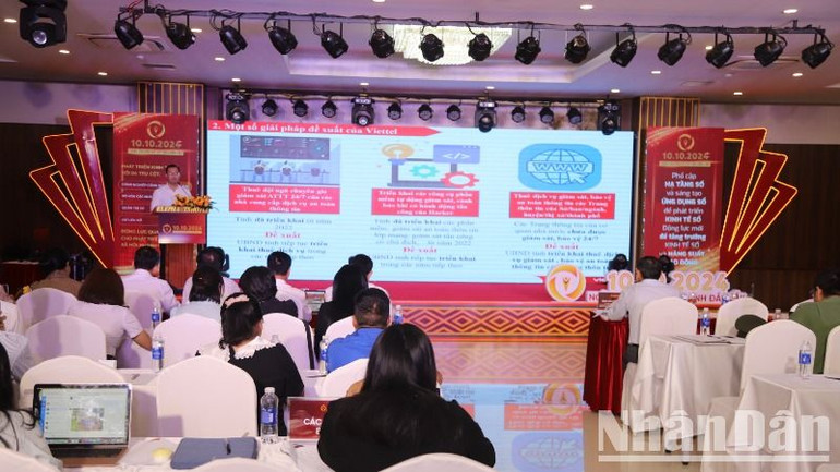 Các đơn vị tham luận tại hội nghị.