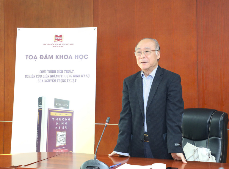 Phó Giáo sư, Tiến sĩ Nguyễn Hữu Sơn chủ trì tọa đàm. Phó Giáo sư, Tiến sĩ Nguyễn Hữu Sơn chủ trì tọa đàm.