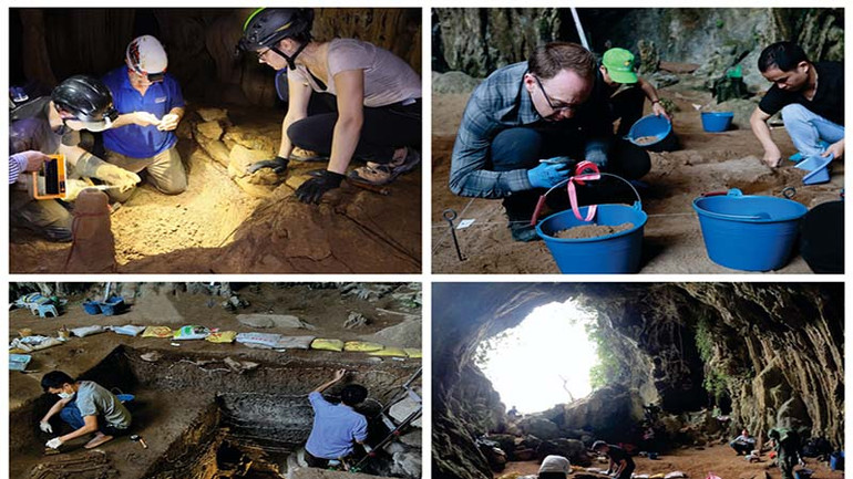 Một số hình ảnh khảo sát của các đoàn chuyên gia tại Hang đội 4 và hang Thiên Đình thuộc quần thể danh thắng Tam Chúc (huyện Kim Bảng, tỉnh Hà Nam). Một số hình ảnh khảo sát của các đoàn chuyên gia tại Hang đội 4 và hang Thiên Đình thuộc quần thể danh thắng Tam Chúc (huyện Kim Bảng, tỉnh Hà Nam).