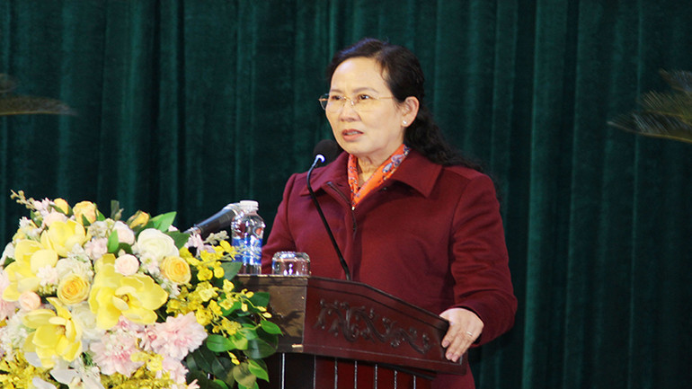 Đồng chí Bí thư Tỉnh ủy, Chủ tịch HĐND tỉnh Hà Nam phát biểu kết luận hội nghị.