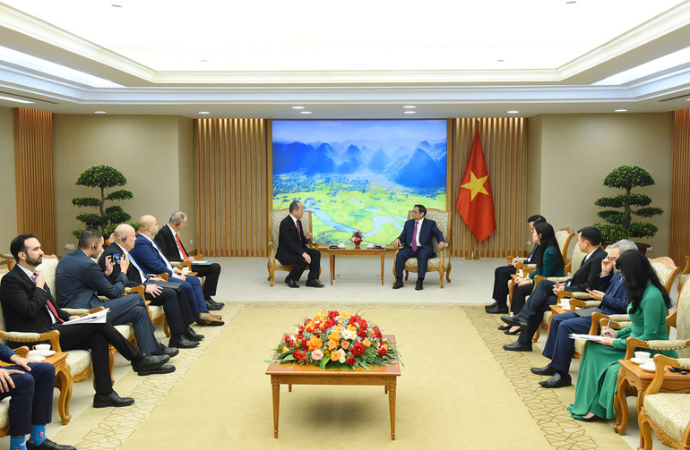 Quang cảnh buổi tiếp.