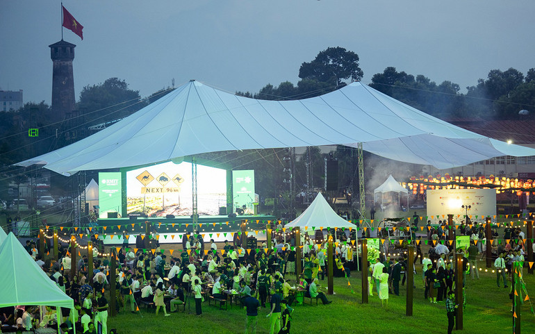 Quang cảnh sự kiện Taste of Australia tại Hoàng thành Thăng Long. (Ảnh: Đại sứ quán Australia)