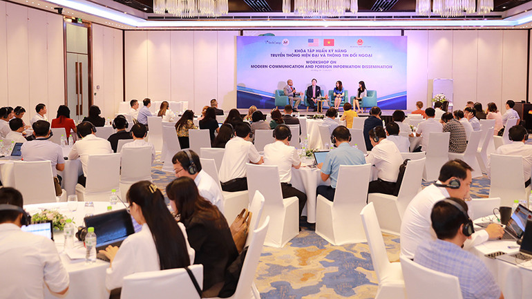 Quang cảnh buổi tập huấn. (Ảnh: Bộ Ngoại giao)