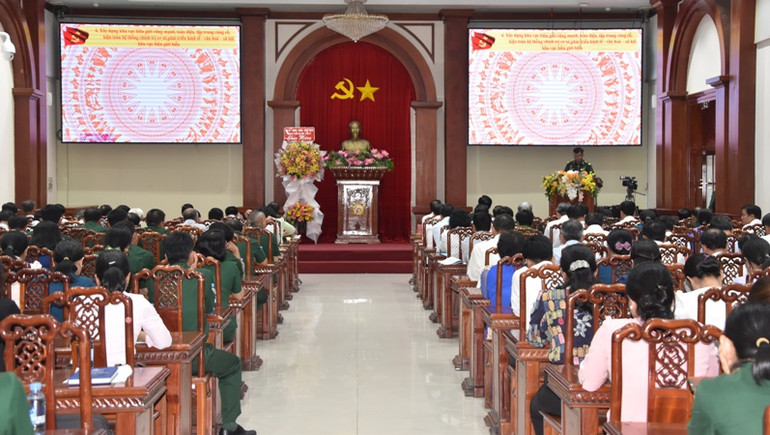 Tiền Giang tổ chức sơ kết 5 năm thực hiện "Ngày Biên phòng toàn dân" trên địa bàn tỉnh Tiền Giang giai đoạn 2019-2024.