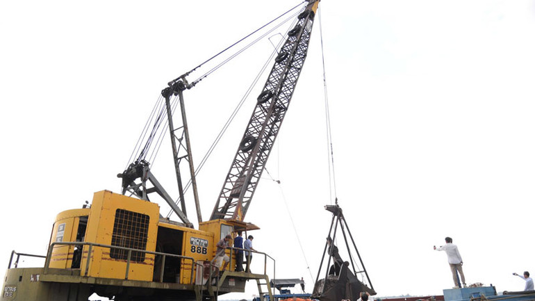 Lượng cát nơi đây sẽ phục vụ cho Dự án đường Vành đai 3.