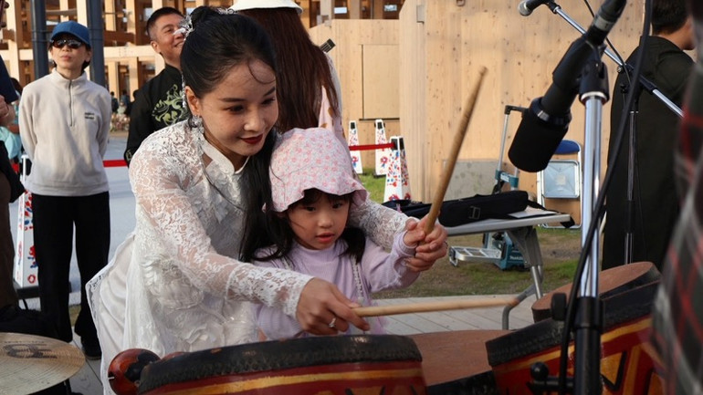 Nhạc cụ truyền thống độc đáo của Việt Nam có mặt tại EXPO 2025.