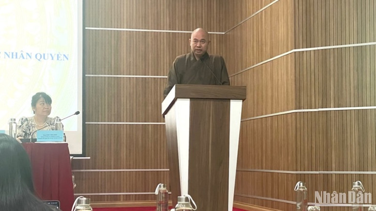 Thượng tọa Thích Đức Thiện cung cấp thông tin về Đại lễ Vesak 2025.