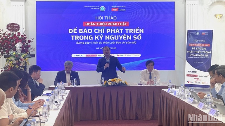 Hoàn thiện pháp luật để báo chí phát triển trong kỷ nguyên số.