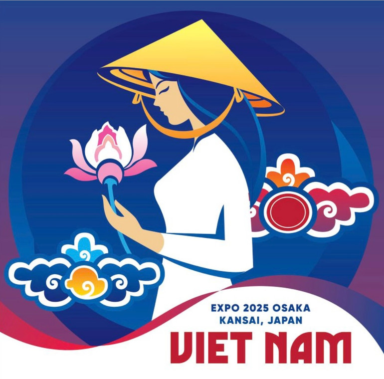 Logo của Nhà Triển lãm Việt Nam tại EXPO 2025 Osaka.