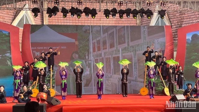 Một tiết mục dự thi.