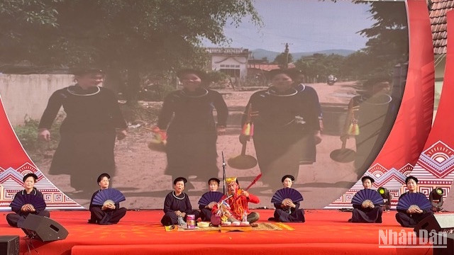 Tiết mục biểu diễn tham dự liên hoan.