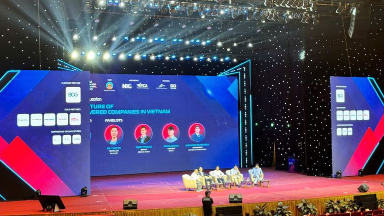 Diễn đàn diễn ra tại Trung tâm Hội nghị Quốc gia Mỹ Đình, Hà Nội. (Ảnh: HNV)