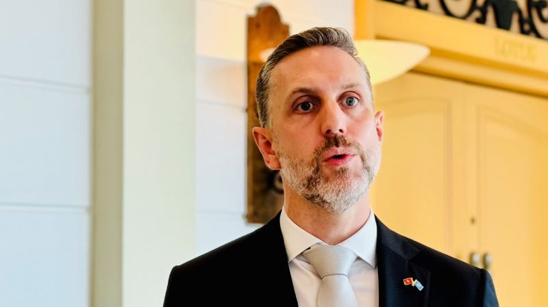 Ông Matt Jackson, Trưởng Đại diện Quỹ Dân số Liên hợp quốc (UNFPA) tại Việt Nam. (Ảnh: HNV)