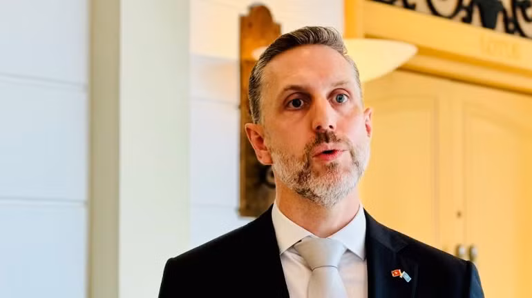 Ông Matt Jackson, Trưởng Đại diện Quỹ Dân số Liên hợp quốc (UNFPA) tại Việt Nam. (Ảnh: HNV) Ông Matt Jackson, Trưởng Đại diện Quỹ Dân số Liên hợp quốc (UNFPA) tại Việt Nam. (Ảnh: HNV)