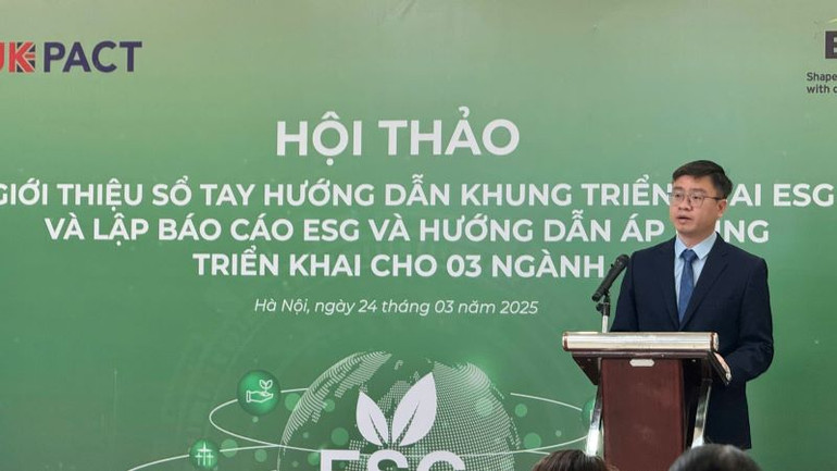 Ông Nguyễn Đức Trung, Phó Cục trưởng, Cục Phát triển Doanh nghiệp tư nhân và Kinh tế tập thể, Bộ Tài chính (Ảnh: HNV)