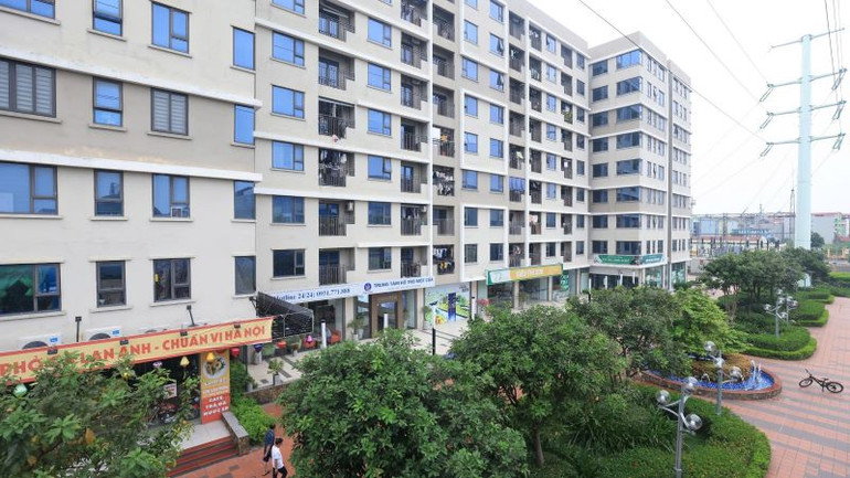 Hình ảnh một dự án nhà ở xã hội cho công nhân. (Ảnh: HNV)