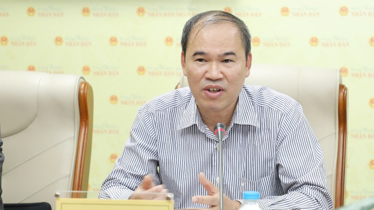 Ông Phạm Văn Đức phát biểu tại tọa đàm.