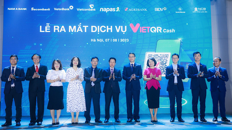 Nghi lễ ra mắt VietQRCash.