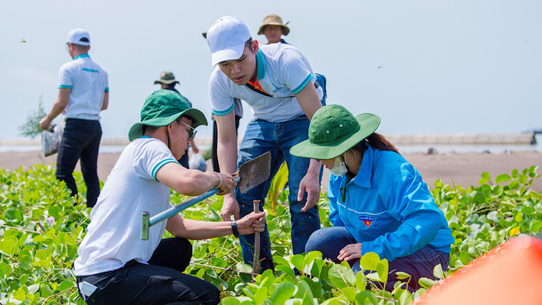 Hưởng ứng sáng kiến trồng mới 1 tỷ cây xanh của Thủ tướng Chính phủ trong 5 năm 2021-2025.