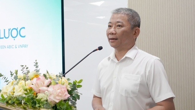 Chủ tịch Hội đồng Quản trị Bảo hiểm Agribank Nguyễn Tiến Hải phát biểu tại buổi lễ. Chủ tịch Hội đồng Quản trị Bảo hiểm Agribank Nguyễn Tiến Hải phát biểu tại buổi lễ.