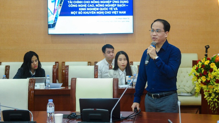 Ông Phạm Minh Tú, Phó Viện trưởng Viện Chiến lược ngân hàng (Ngân hàng Nhà nước).