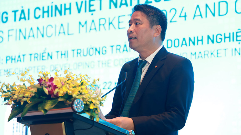 Phó Tổng Giám đốc BIDV Trần Phương phát biểu khai mạc Hội thảo.