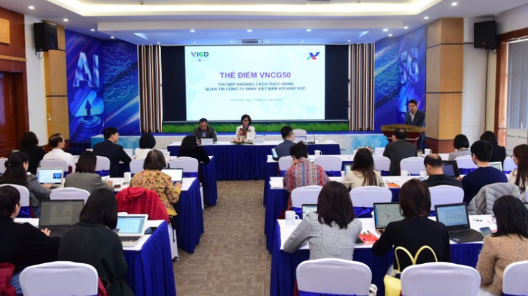 Quang cảnh cuộc gặp gỡ báo chí.