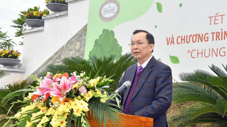 Phó Thống đốc Thường trực Ngân hàng Nhà nước Đào Minh Tú phát biểu.