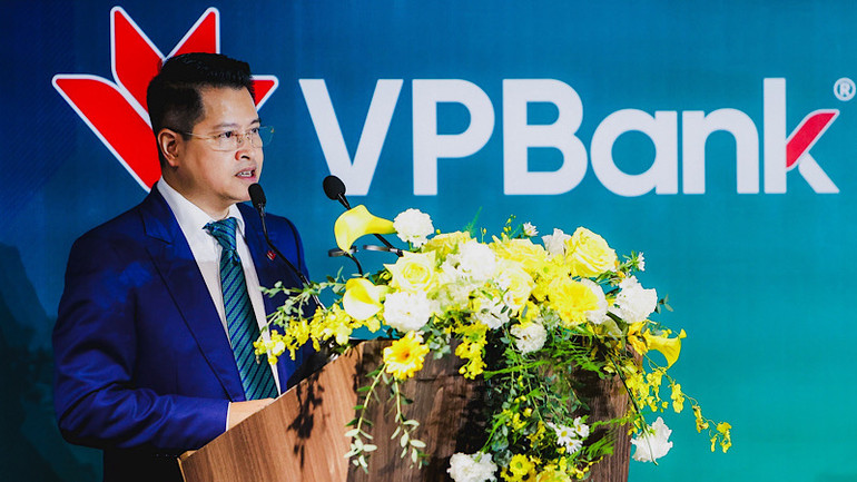 Ông Ngô Chí Dũng, Chủ tịch HĐQT VPBank phát biểu tại sự kiện.
