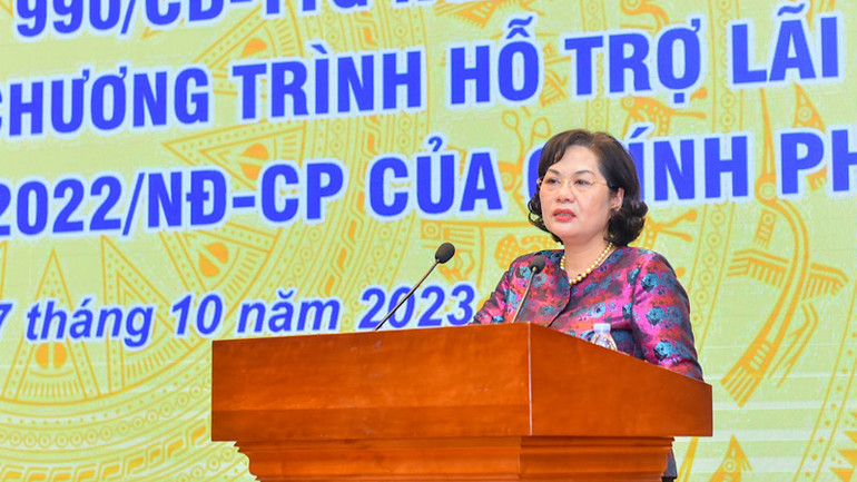 Thống đốc Ngân hàng Nhà nước Nguyễn Thị Hồng. Thống đốc Ngân hàng Nhà nước Nguyễn Thị Hồng.