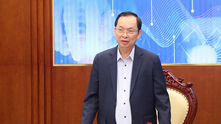 Phó Thống đốc Thường trực Ngân hàng Nhà nước Đào Minh Tú phát biểu tại Hội thảo.