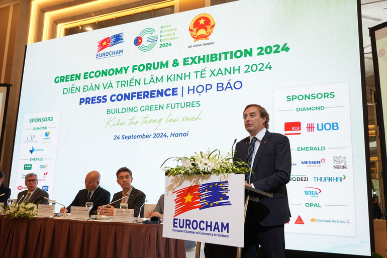 Tân Chủ tịch EuroCham Việt Nam Bruno Jaspaert GEFE 2024 là nền tảng quan trọng để thúc đẩy đối thoại. Tân Chủ tịch EuroCham Việt Nam Bruno Jaspaert GEFE 2024 là nền tảng quan trọng để thúc đẩy đối thoại.