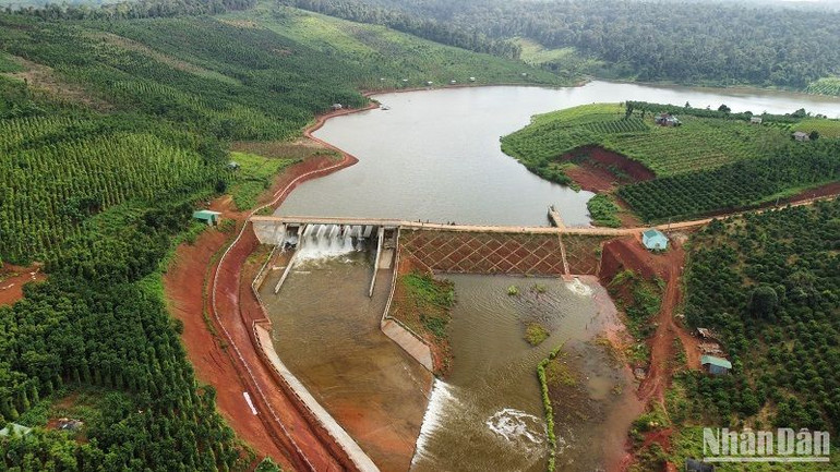 Hiện còn nhiều công trình thủy lợi tại Đắk Nông bị đe dọa do mưa lũ.