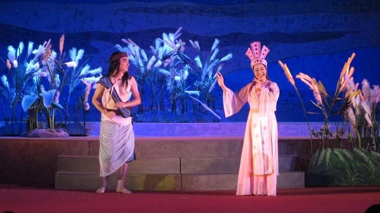 Cảnh trong vở “Thiên duyên huyền tích”.