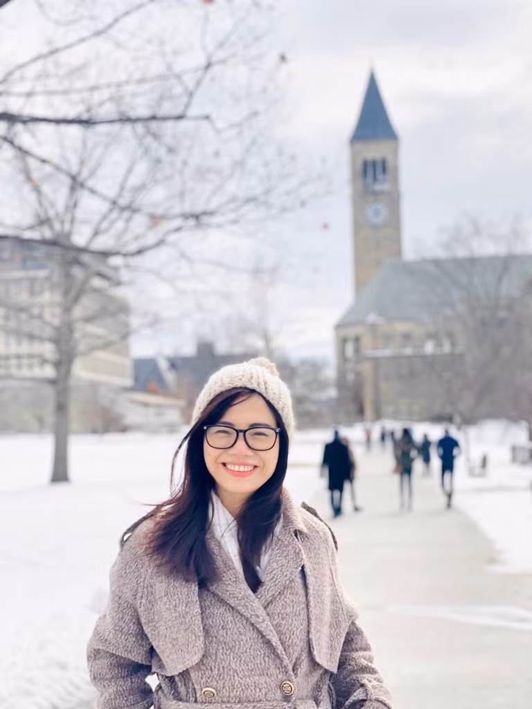 TS Jenny những ngày ở Đại học Cornell, Mỹ (2022). TS Jenny những ngày ở Đại học Cornell, Mỹ (2022).