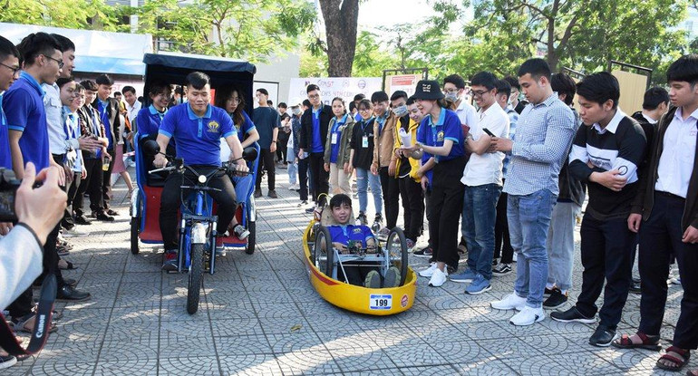 Nhiều sản phẩm nghiên cứu khoa học, sáng chế của sinh viên Trường Đại học Bách Khoa Đà Nẵng mang tính ứng dụng cao.
