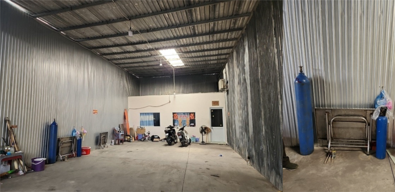 Hiện trạng cơ sở Cấp cứu Phước Đức đặt tại số 505/7 Bến Bình Đông, phường 13, quận 8 khi đoàn công tác kiểm tra.