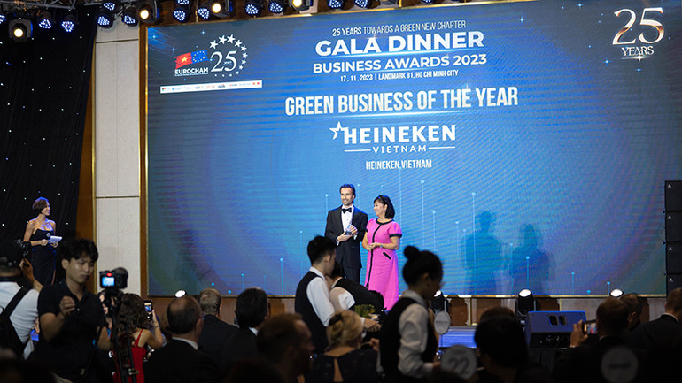 Heineken Việt Nam giành giải thưởng Doanh nghiệp Xanh của năm.