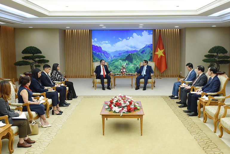 Quang cảnh buổi tiếp.