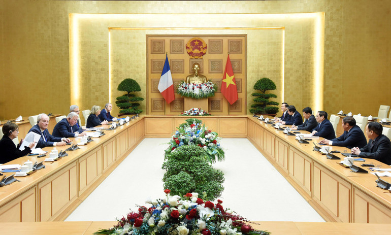 Quang cảnh buổi tiếp.