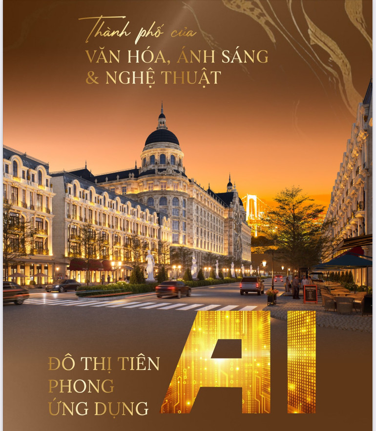 Đáng chú ý, dự án sẽ là một điểm đến 365 ngày trải nghiệm và khám phá công nghệ đỉnh cao với hệ thống chiếu sáng toàn khu đô thị kết hợp công nghệ trình diễn âm thanh, ánh sáng được lập trình tối tân, cùng các sự kiện, lễ hội - bữa tiệc mãn nhãn giác quan với 3D Mapping, Hologram, Led DMX, robot biểu diễn giải trí... Đáng chú ý, dự án sẽ là một điểm đến 365 ngày trải nghiệm và khám phá công nghệ đỉnh cao với hệ thống chiếu sáng toàn khu đô thị kết hợp công nghệ trình diễn âm thanh, ánh sáng được lập trình tối tân, cùng các sự kiện, lễ hội - bữa tiệc mãn nhãn giác quan với 3D Mapping, Hologram, Led DMX, robot biểu diễn giải trí...