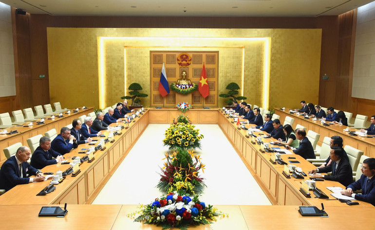 Quang cảnh buổi hội kiến.