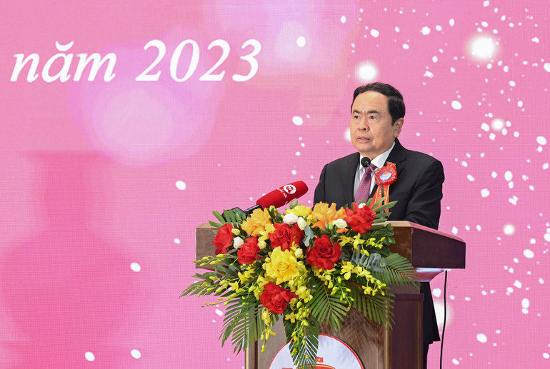 Phó Chủ tịch Thường trực Quốc hội Trần Thanh Mẫn phát biểu tại Lễ kỷ niệm.