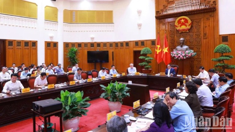 Quang cảnh cuộc họp. (Ảnh: Trần Hải) Quang cảnh cuộc họp. (Ảnh: Trần Hải)