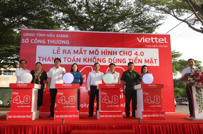 Mô hình chợ 4.0 góp phần thúc đẩy chuyển đổi số.