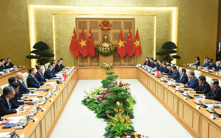 Quang cảnh buổi hội kiến.