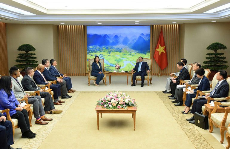 Quang cảnh buổi tiếp.