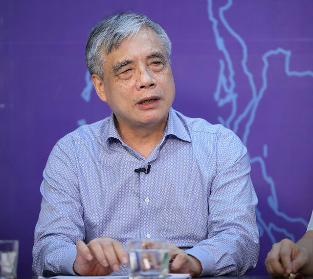 TS. Trần Đình Thiên, chuyên gia kinh tế phát biểu tại Toạ đàm.