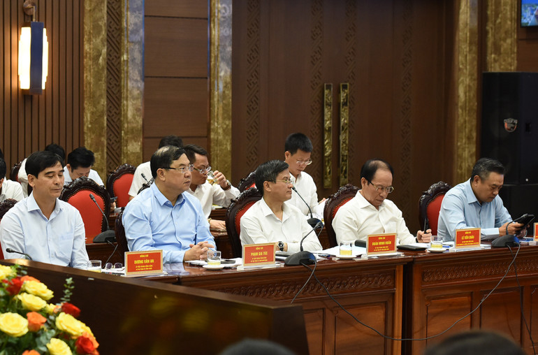 Đại diện các tỉnh, thành phố vùng Đồng bằng sông Hồng tham dự Hội nghị lần thứ tư Hội đồng điều phối vùng Đồng bằng sông Hồng.