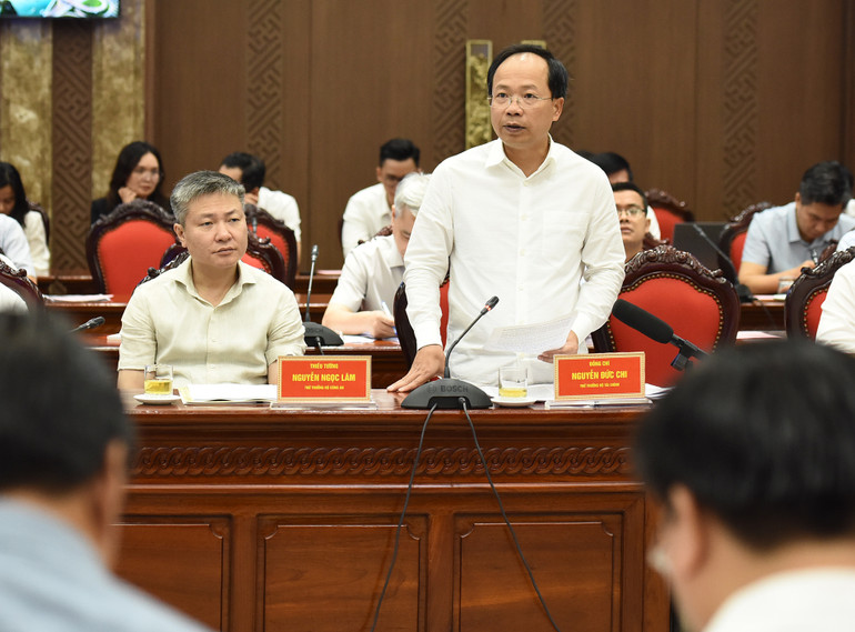 Thứ trưởng Giao thông Vận tải Nguyễn Duy Lâm phát biểu tại Hội nghị.